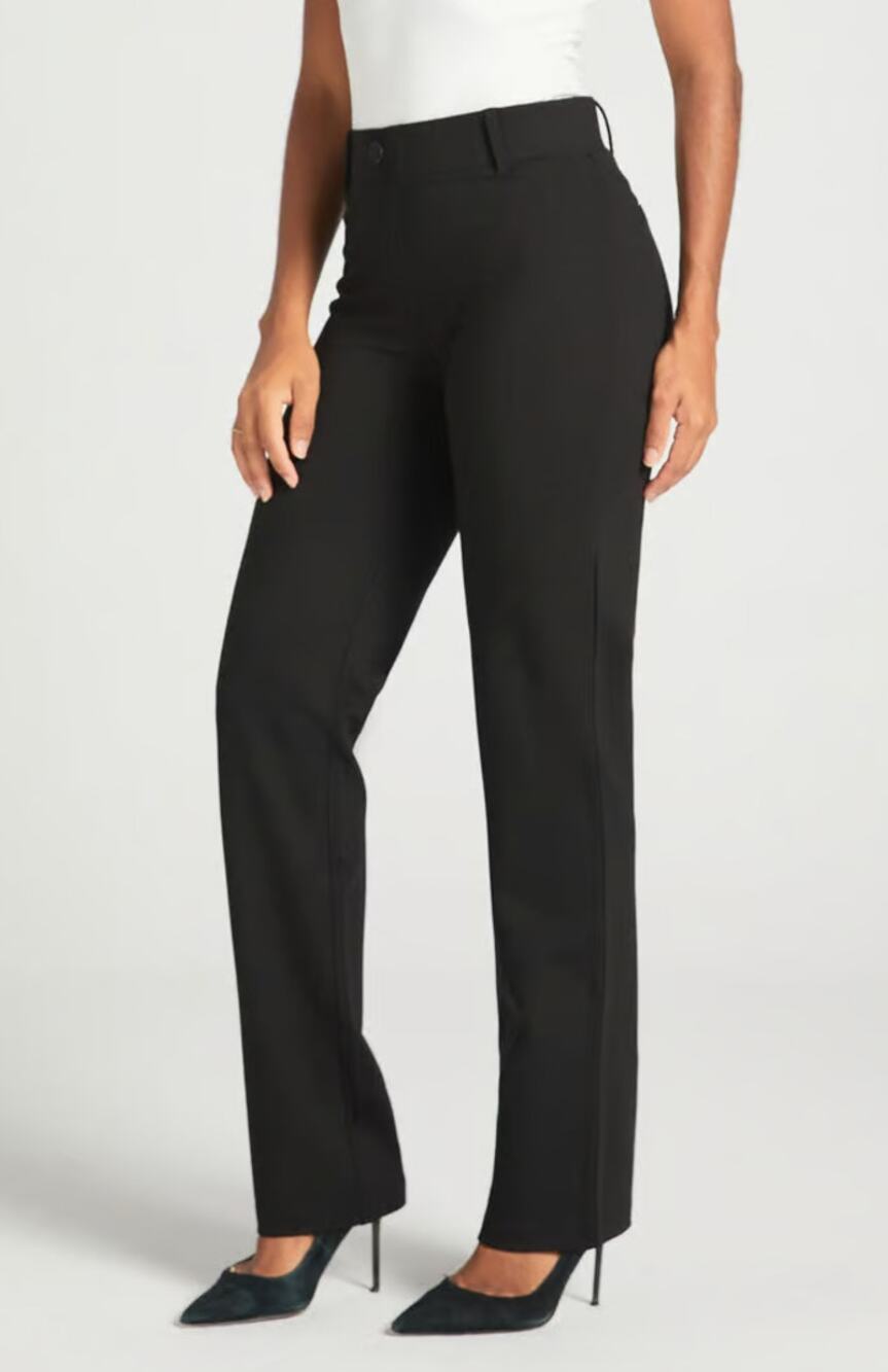 Black Betabrand Classic Dress Pant Yoga Pant Straight M